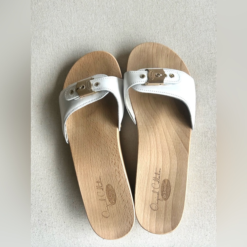 Dr. Scholl's White Sandals Original Classic